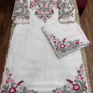 Ivory Blossom - Luxury Embroidered 3-Piece"SR 21
