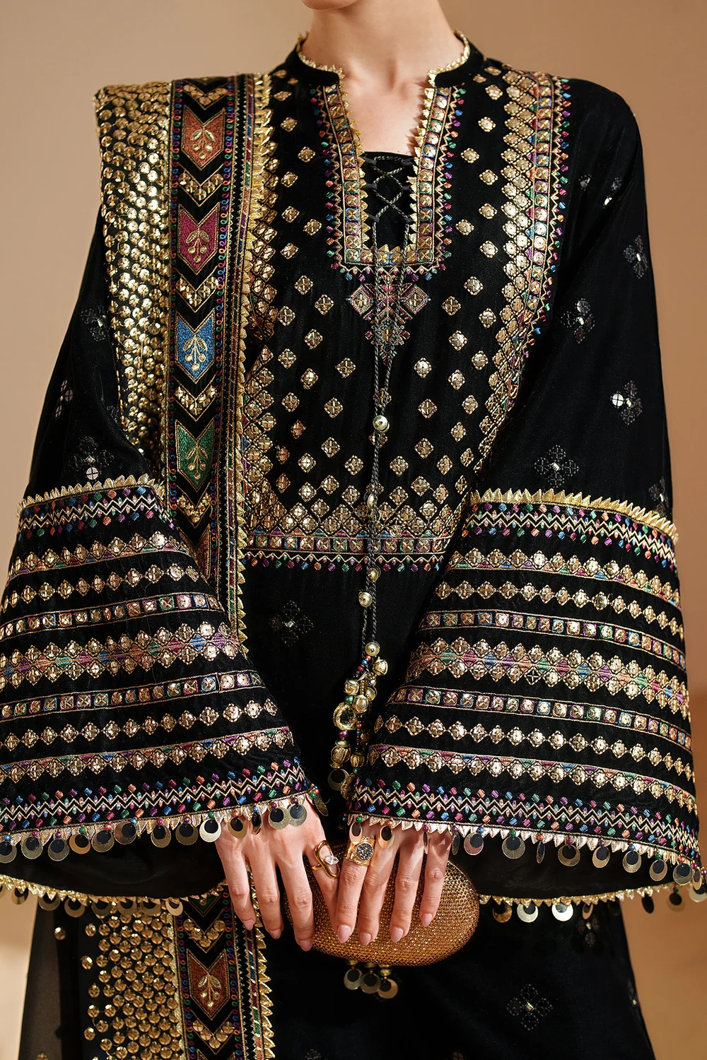 Embroidered Formal Three piece SR-18 - Image 5