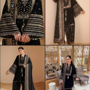 Embroidered Formal Three piece SR-18