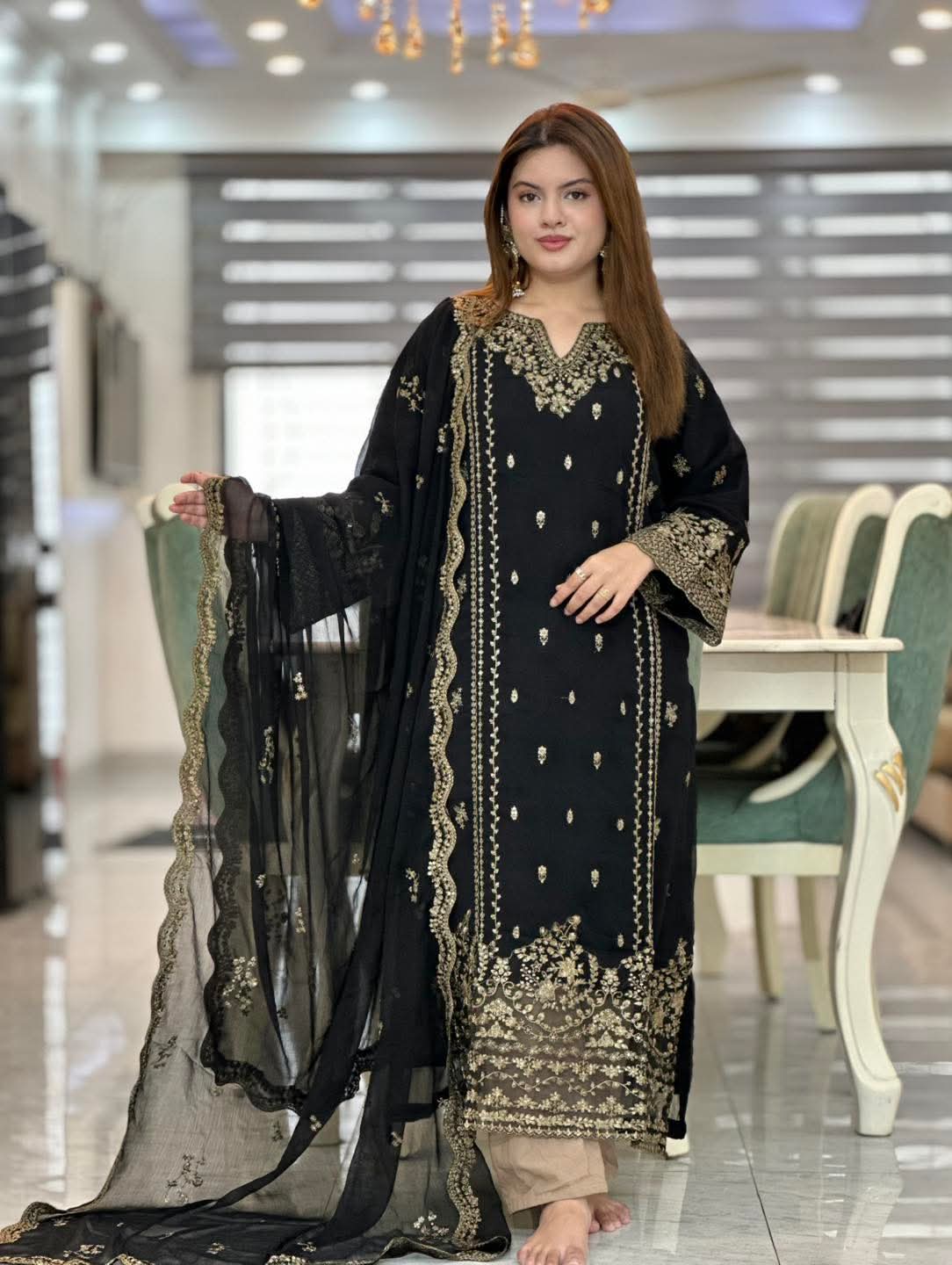 Black Zari Elegance ( SR 28 ) - Image 7
