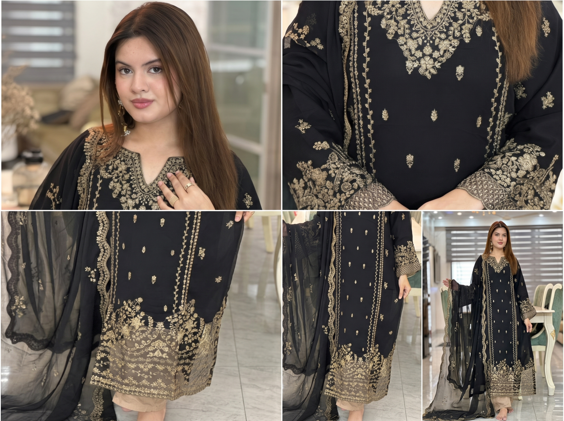 Black Zari Elegance ( SR 28 )